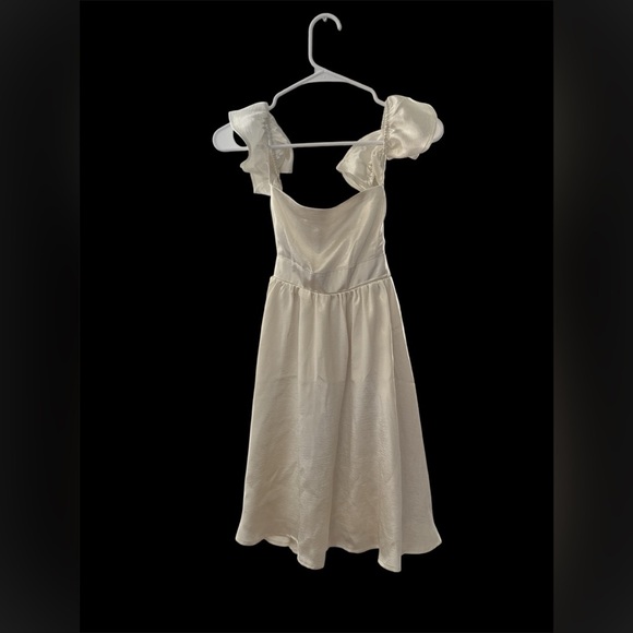 NWT Altar’d State Kristen Satin Mini Dress - Picture 3 of 4